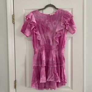 Love Shack Fancy - Natasha Ruffle Tiered Minidress